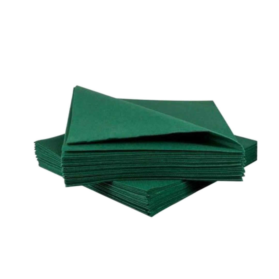 Guardanapo Verde Luxury 2F 40x40cm [24M] – Elegância e Qualidade Premium