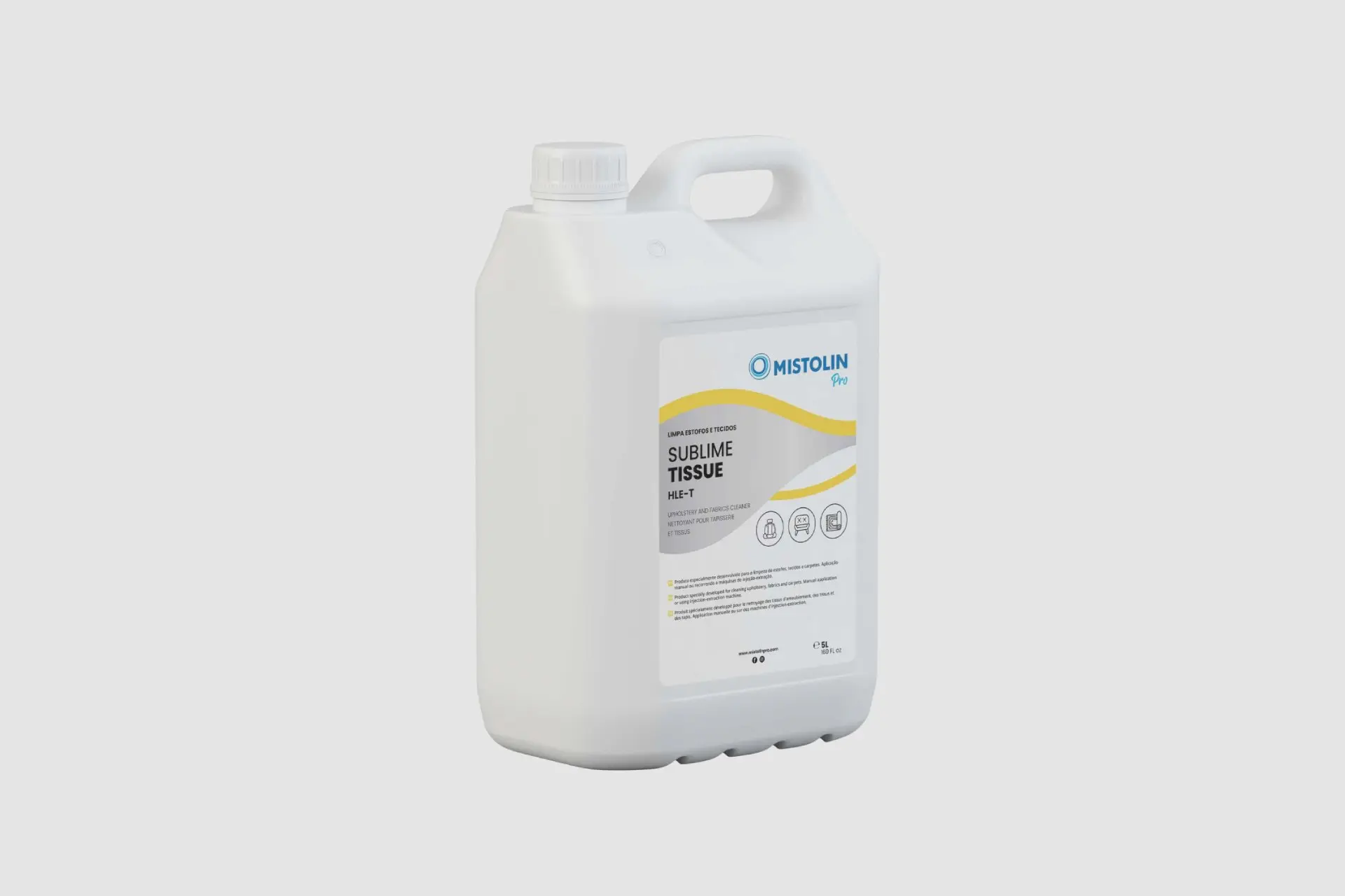 Sublime Tissue HLE-T Mistolin – Limpa Estofos e Tecidos Profissional [5L]