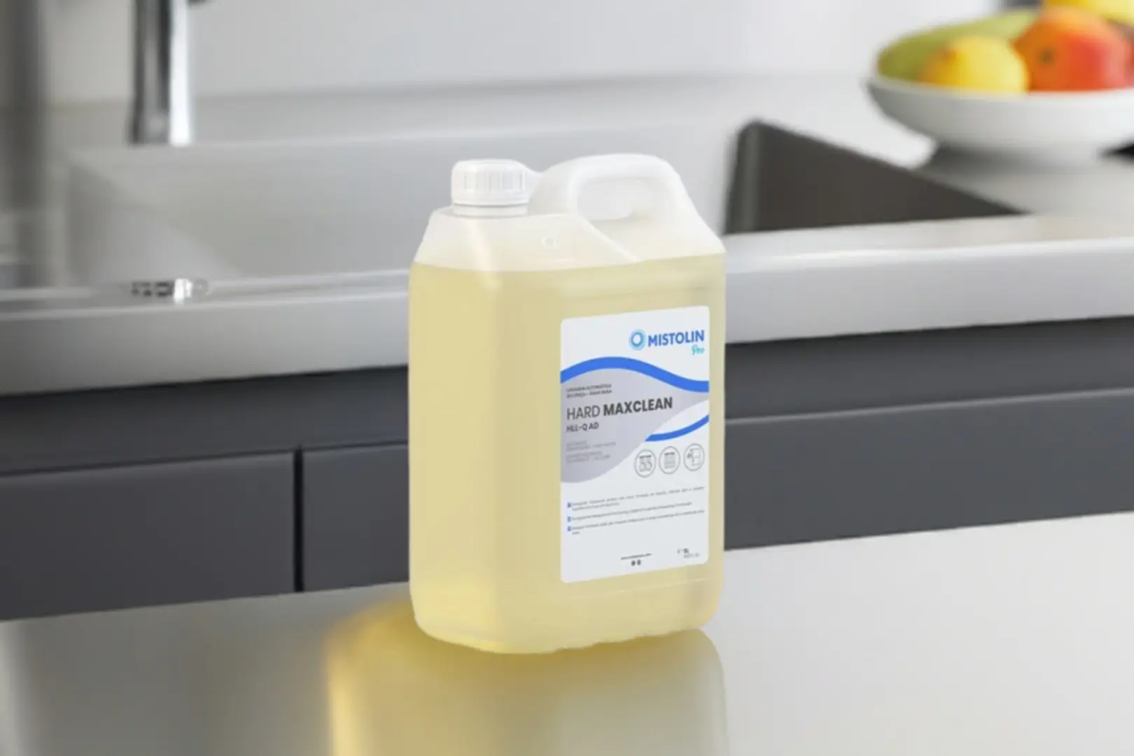 Hard Maxclean HLL-Q AD Mistolin – Industrial Dishwashing Detergent [5LT]