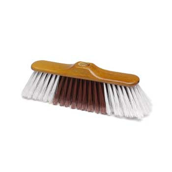 VASSOURA DESPONTADA 28X5CM BRANCO/CASTANHO