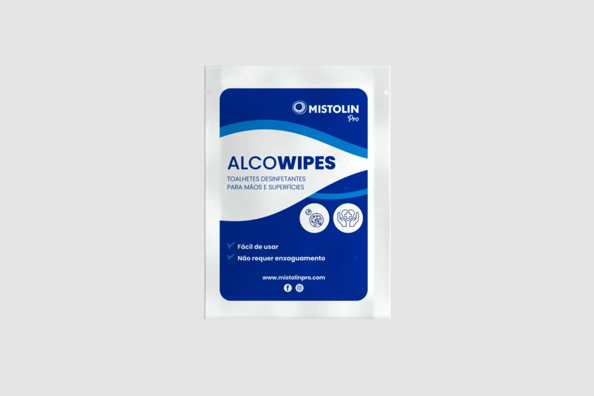 Alcowipes Toalhete Desinfetante Mistolin [100UN]