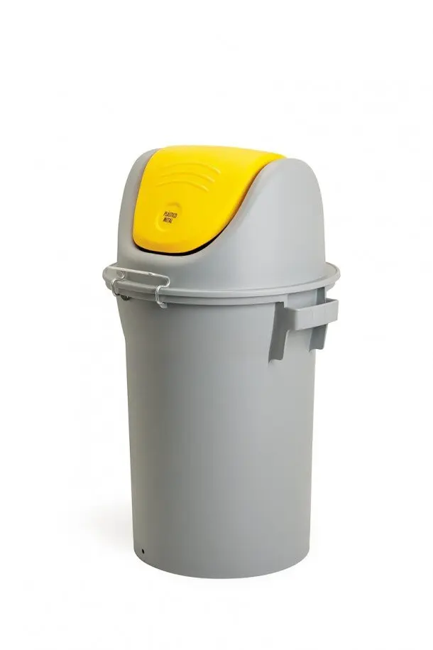 CONTENTOR BALDE 80LT VAIVEM OSCILANTE RECICLAGEM