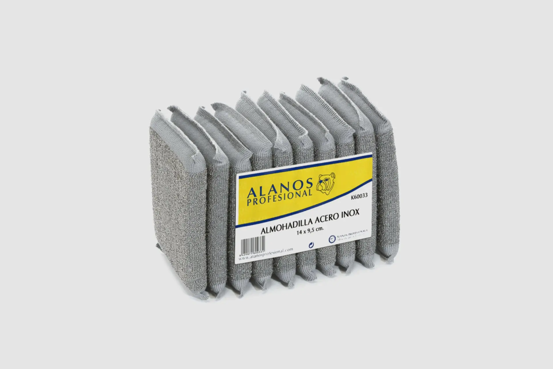 Esfregão Aço Inox HACCP [10un]