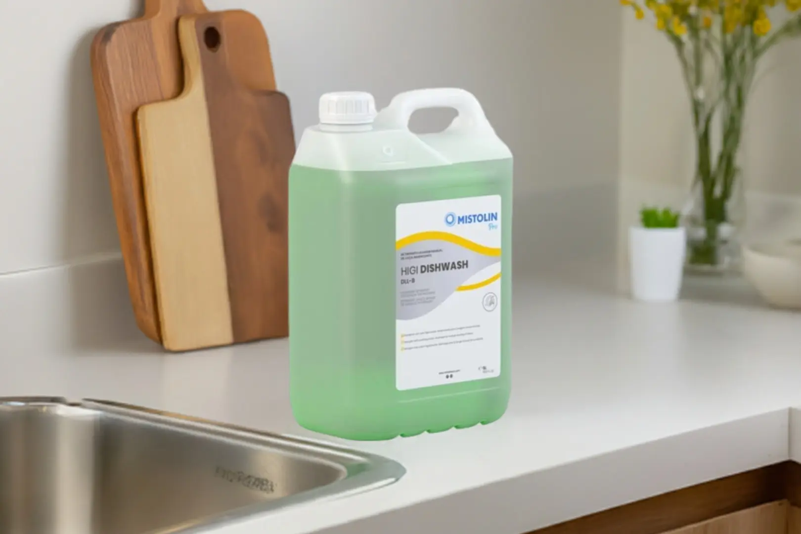 Higi Dishwash DLL-B Mistolin – Professional Dishwashing Detergent [5L]