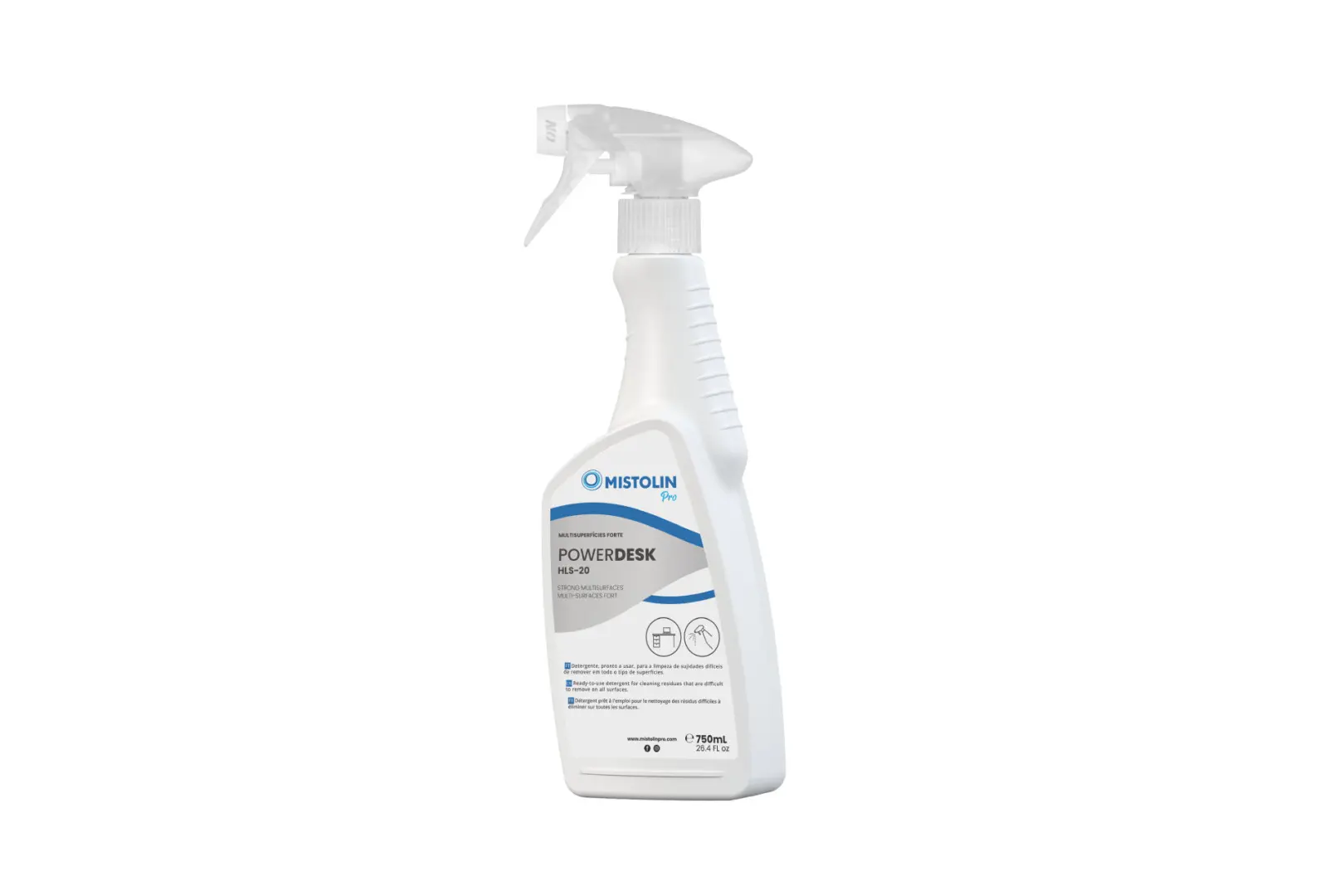 Powerdesk HLS-20 Mistolin – Strong Multi-Surface Cleaner [750ML]